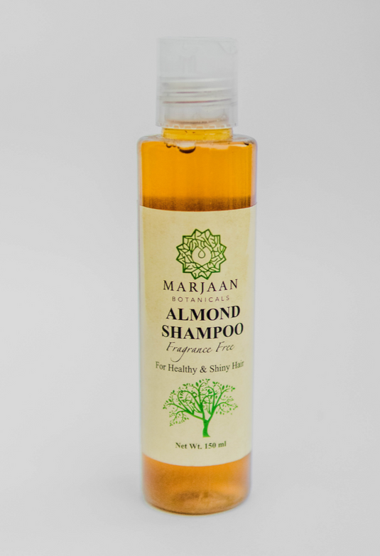 Buy Marjan Botanicals Almond Shampoo Fragrance Free - 150ml in Pakistan