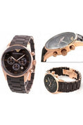 Buy Emporio Armani Men’s Chronograph Quartz Brown Dial 38mm Watch 5891 in Pakistan