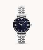 Buy Emporio Armani Analog Stainless Steel Dark Blue Dial 32mm Watch for Women - Ar11091 in Pakistan
