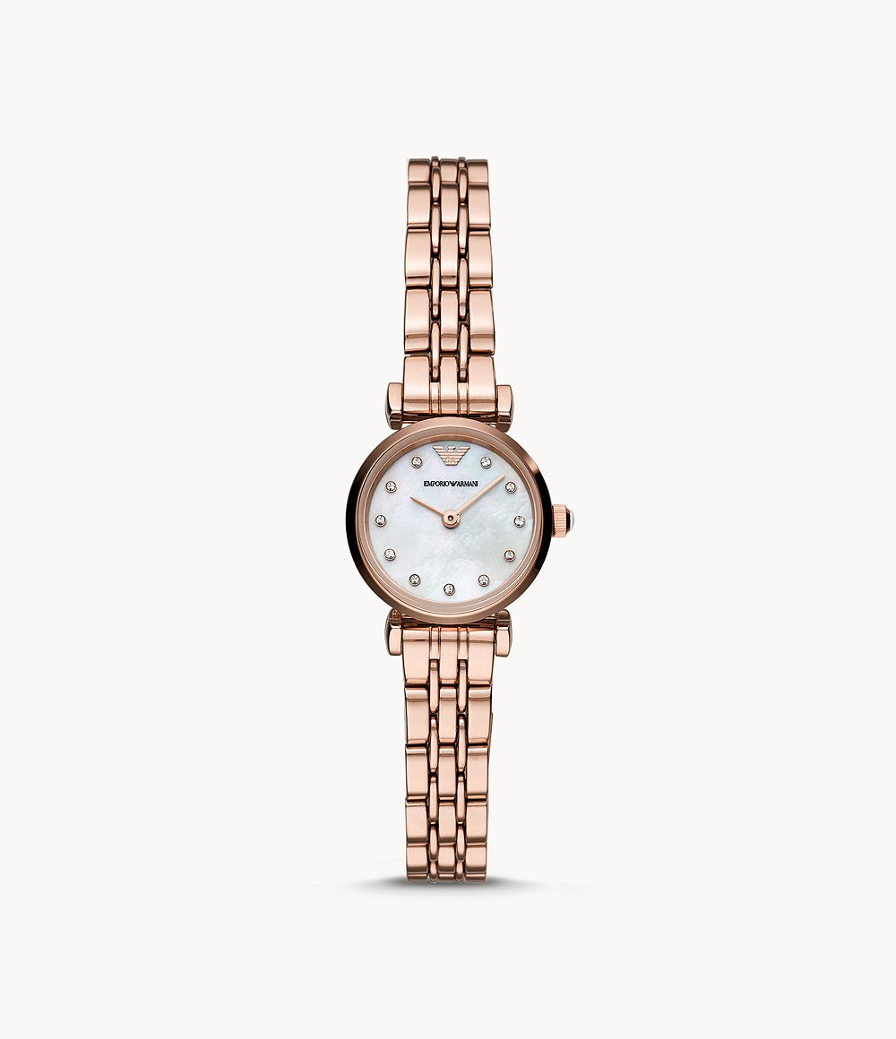 Buy Emporio Armani Womens Analog Stainless Steel Mother Of Pearl Dial 22mm Watch - Ar11203 in Pakistan