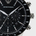 Buy Emporio Armani Mens Chronograph Quartz Leather Strap Black Dial 43mm Watch - Ar11243 in Pakistan