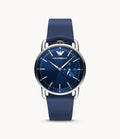 Buy Emporio Armani Men's Leather Strap Blue Dial 41mm Watch AR11335 in Pakistan