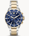 Buy Emporio Armani Mens Quartz Stainless Steel Blue Dial 43mm Watch - Ar11362 in Pakistan