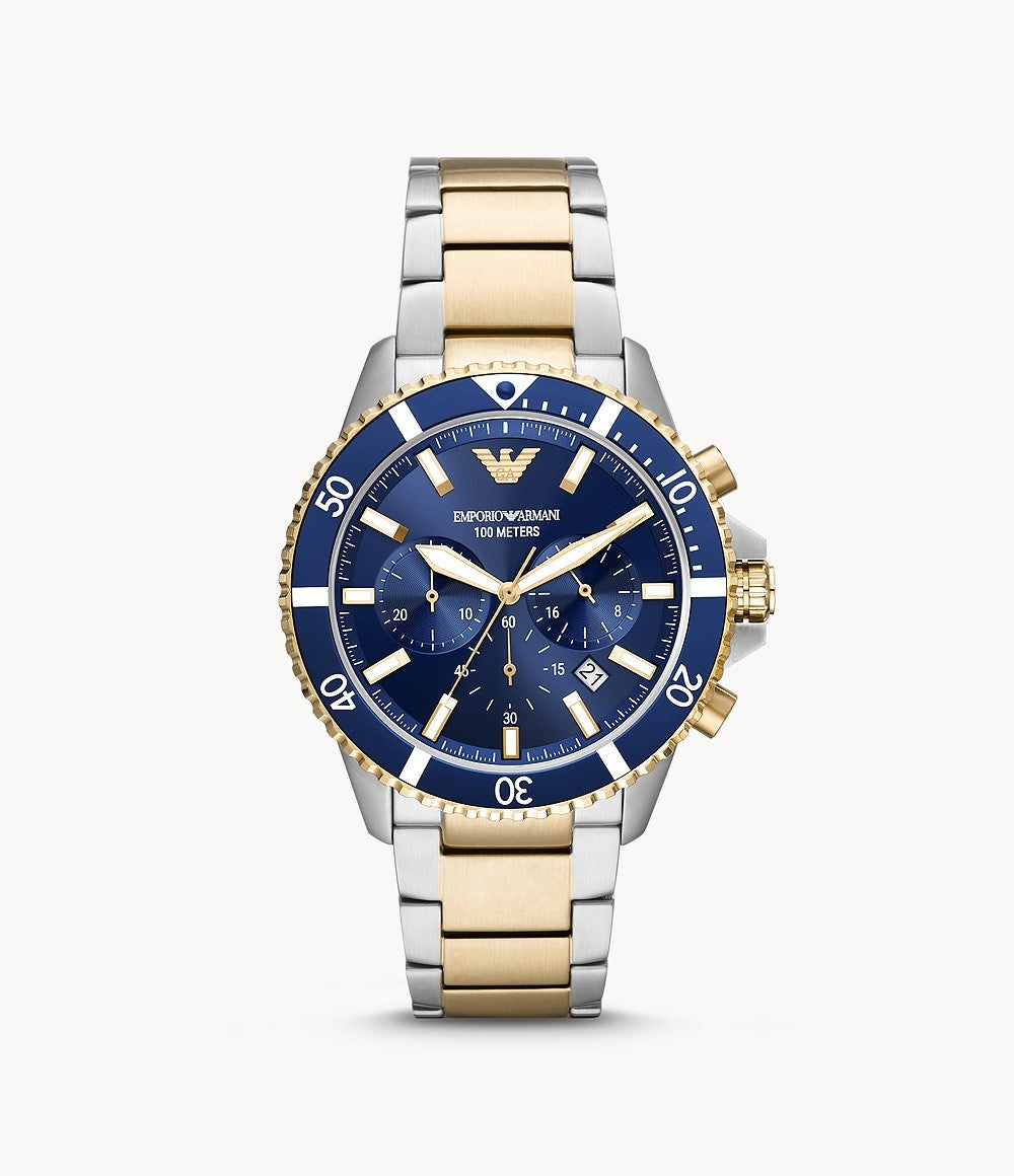 Buy Emporio Armani Mens Quartz Stainless Steel Blue Dial 43mm Watch - Ar11362 in Pakistan