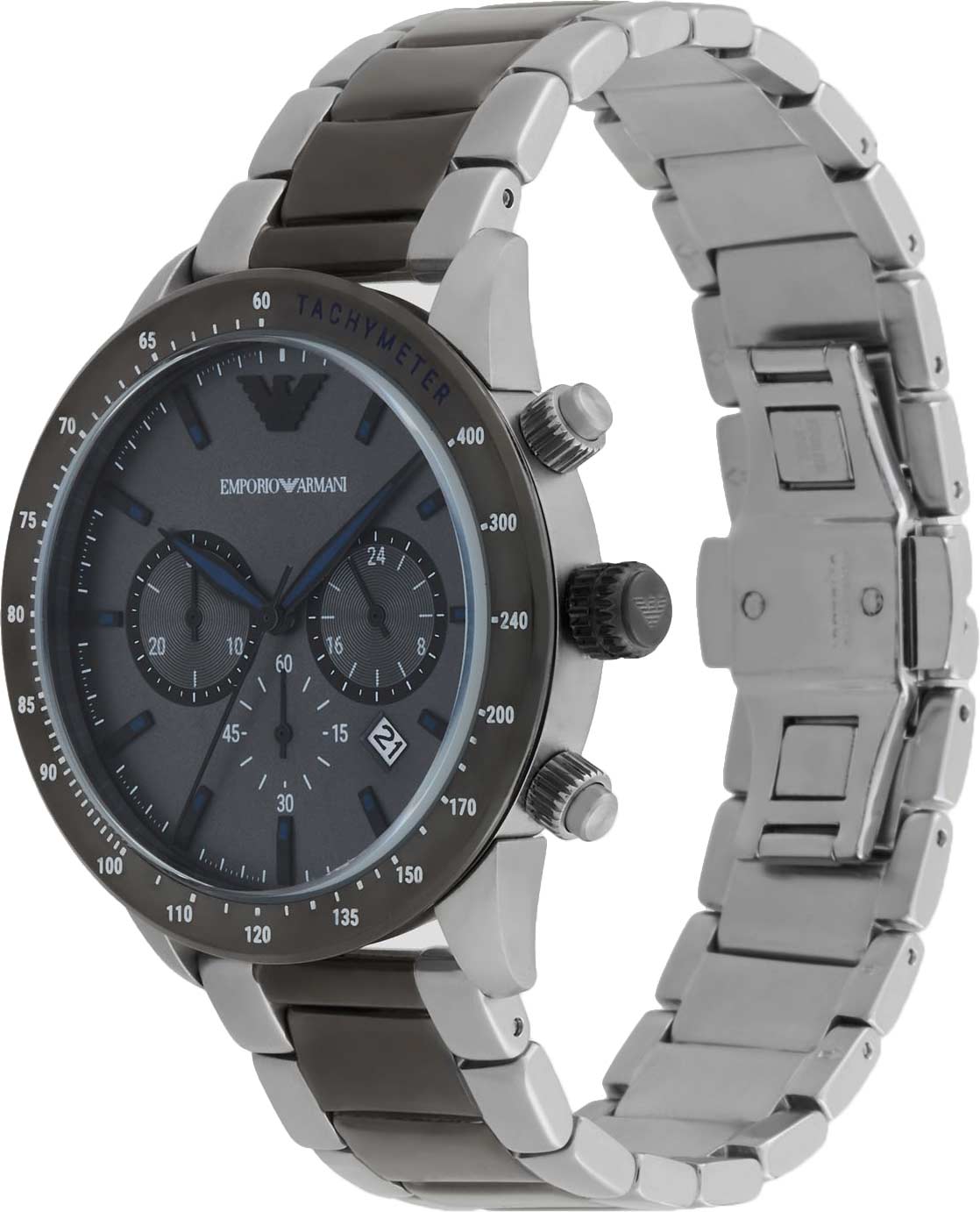 Buy Emporio Armani Men’s Quartz Stainless Steel Grey Dial 43mm Watch - AR11391 in Pakistan