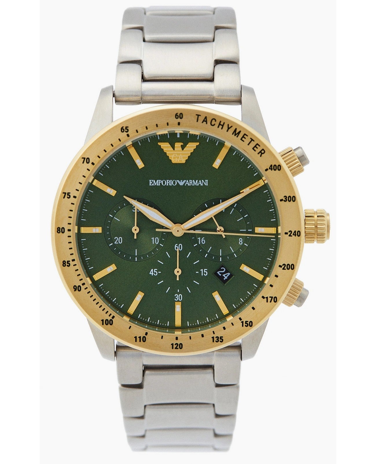 Buy Emporio Armani Men’s Quartz Stainless Steel Green Dial 43mm Watch - AR11454 in Pakistan