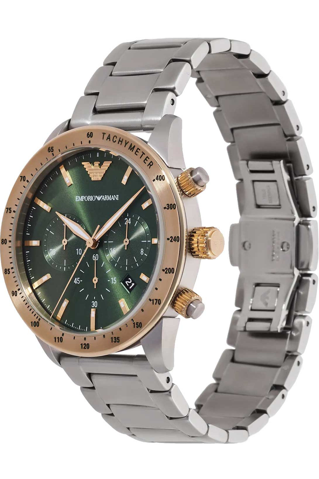 Buy Emporio Armani Men’s Quartz Stainless Steel Green Dial 43mm Watch - AR11454 in Pakistan