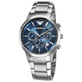 Buy Emporio Armani Men's Chronograph Quartz Stainless Steel Blue Dial 41mm Watch AR2448 in Pakistan