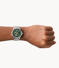 Buy Emporio Armani Men’s Automatic Silver Stainless Steel Green Dial 43mm Watch - AR60053 in Pakistan