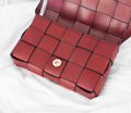 Buy Negative Apparel Casette Interlocked Grid Bag FD - Red in Pakistan