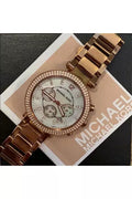 Buy Michael Kors Women’s Quartz Stainless Steel Mother of pearl Dial 39mm Watch - 5491 in Pakistan