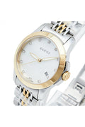 Buy Gucci Women's Swiss Made Quartz Stainless Steel Mother of Pearl Dial 27mm Watch YA126514 in Pakistan