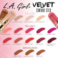 Buy L.A. Girl Cosmetics Velvet Contour Blush Stick - Glimmer in Pakistan
