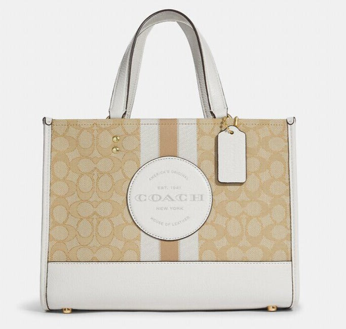 Buy Coach Dempsey Carryall In Signature Jacquard With Stripe And Coach Patch Bag Small in Pakistan