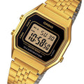 Buy Casio Ladies Mid-Size Gold Tone Digital Retro Watch - LA-680WGA-1D in Pakistan