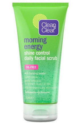 Buy Clean & Clear Daily Facial Scrub Morning Energy Shine Control - 150ml in Pakistan