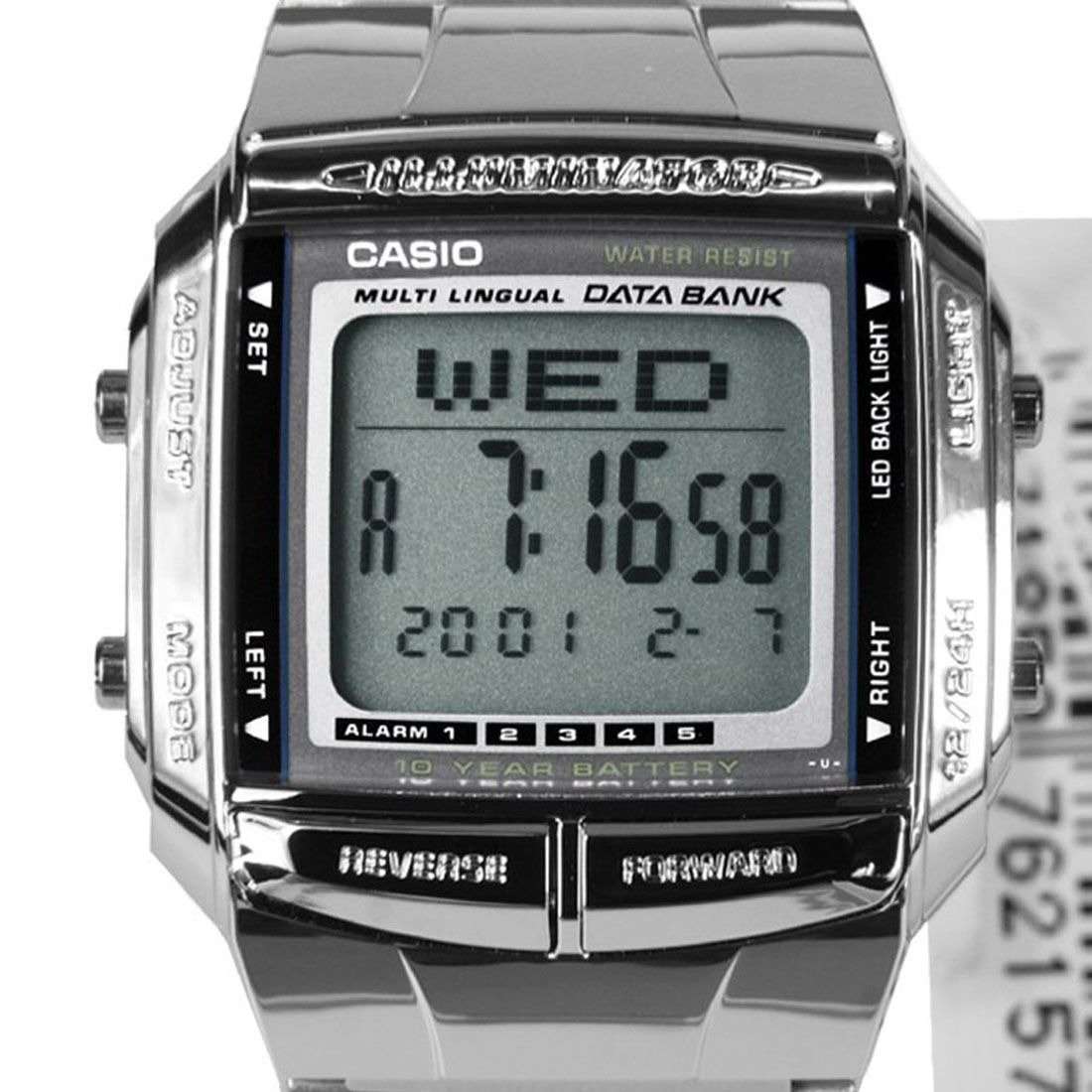 Buy Casio Data Bank Silver Digital Telememo Youth Watch  for men- DB-360-1A in Pakistan