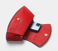 Buy Negative Apparel Snakeskin Pattern Flap Baguette Bag FD - Red in Pakistan