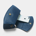 Buy Negative Apparel Snakeskin Pattern Flap Baguette Bag FD - Blue in Pakistan