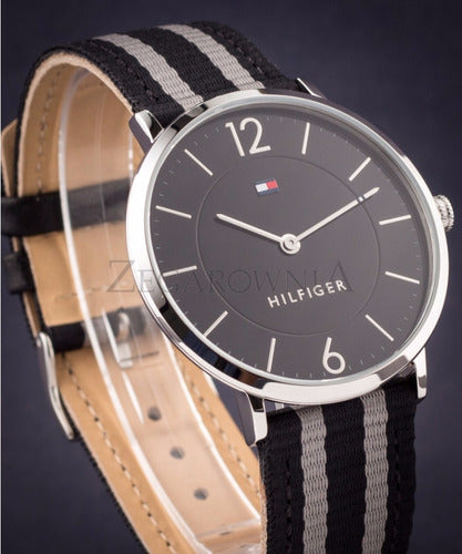 Buy Tommy Hilfiger Quartz Nylon Strap Black Dial 40mm Watch for Men - 1791329 in Pakistan