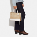 Buy Coach Dempsey Carryall In Signature Jacquard With Stripe And Coach Patch Bag Large in Pakistan