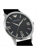 Buy Emporio Armani Men’s Quartz Leather Strap Black Dial 44mm Watch 11210 in Pakistan