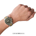 Buy Emporio Armani Mens Quartz Stainless Steel Green Dial 43mm Watch - Ar11361 in Pakistan