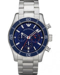 Buy Emporio Armani Men’s Chronograph Stainless Steel Blue Dial 45mm Watch - AR5933 in Pakistan