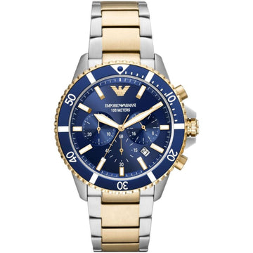 Buy Emporio Armani Mens Quartz Stainless Steel Blue Dial 43mm Watch - Ar11362 in Pakistan