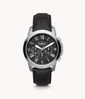 Buy Fossil Men's Chronograph Quartz Leather Strap Black Dial 44mm Watch FS4812 in Pakistan