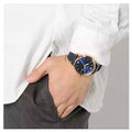 Buy The Commuter Chronograph Blue Dial Navy Leather Watch For Men in Pakistan