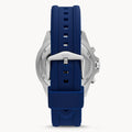 Buy Men's Chronograph Quartz Garrett Blue Silicone Strap Blue Dial 44Mm Watch in Pakistan