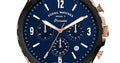 Buy Men's Chronograph Quartz Forrester Blue Leather Strap Blue Dial 46Mm Watch in Pakistan