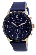 Buy Men's Chronograph Quartz Forrester Blue Leather Strap Blue Dial 46Mm Watch in Pakistan