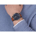 Buy Fossil Men's Quartz Leather Strap Blue Dial 44mm Watch FS5791 in Pakistan