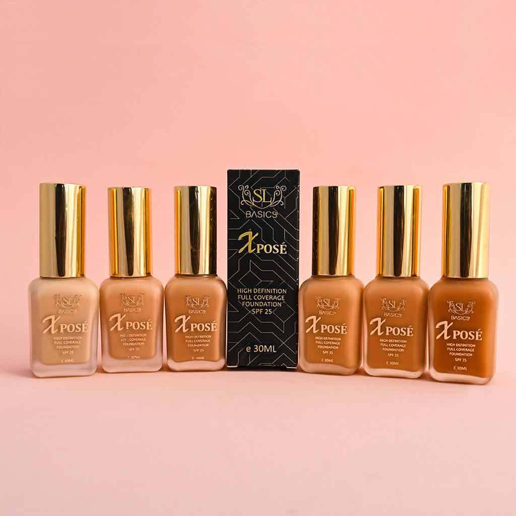 Buy SL Basics Xpose Full Coverage Foundation - 03 Blanched Almond in Pakistan