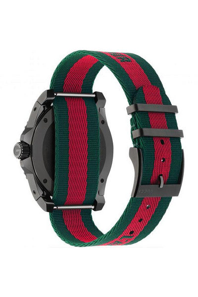 Buy Gucci Men's Quartz Swiss Made Nylon Strap Multi Colour Dial 45mm Watch YA136216 in Pakistan