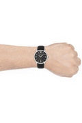 Buy Emporio Armani Men’s Quartz Leather Strap Black Dial 44mm Watch 11210 in Pakistan