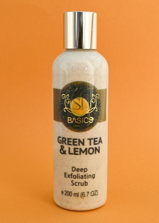 Buy SL Basics Lemon & Green Tea Scrub  - 200ml in Pakistan