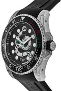 Buy Gucci Men's Quartz Swiss Made Silicone Strap Black Dial 45mm Watch YA136217 in Pakistan