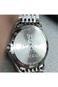Buy Gucci Women's Swiss Made Quartz Stainless Steel Silver Dial 29mm Watch YA1265019 in Pakistan