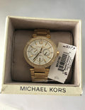 Buy Michael Kors Womens Quartz Parker Gold Stainless Steel White Dial 38mm Watch - Mk5780 in Pakistan