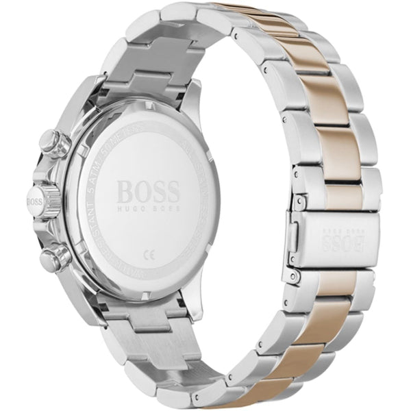 Buy Hugo Boss Mens Analog Hero Two Tone Stainless Steel Black Dial 45mm Watch - 1513757 in Pakistan