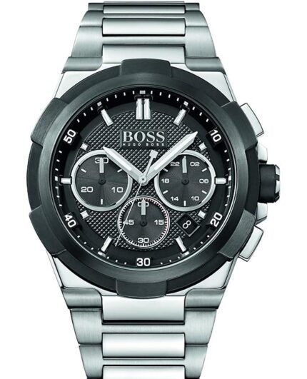 Buy Hugo Boss Quartz Stainless Steel Black Dial 46mm Watch for Men - 1513359 in Pakistan