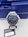 Buy Tommy Hilfiger Mens Quartz Stainless Steel Blue Dial 44mm Watch - 1791788 in Pakistan