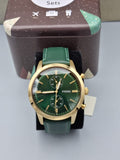 Buy Fossil Men's Chronograph Quartz Green Leather Strap Green Dial 44mm Watch FS5599 in Pakistan