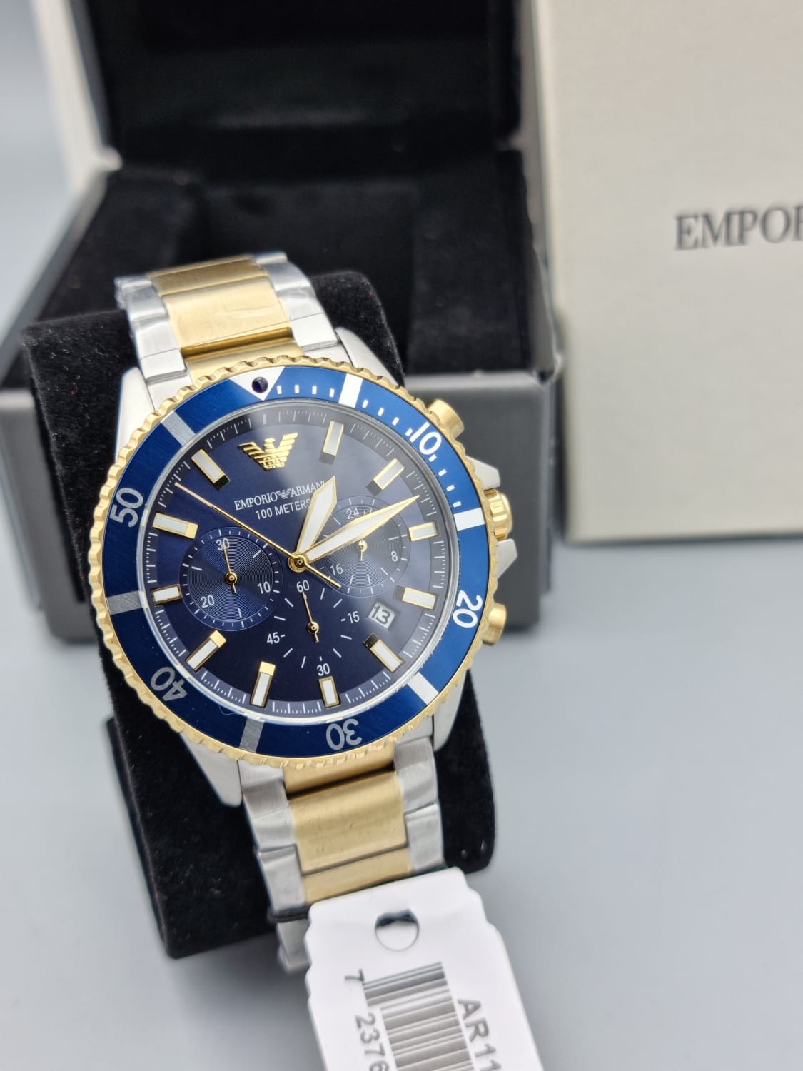 Buy Emporio Armani Mens Quartz Stainless Steel Blue Dial 43mm Watch - Ar11362 in Pakistan