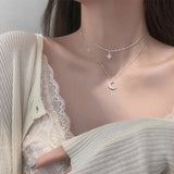 Buy Bling On Jewels Galexia Duo Layers Necklace in Pakistan