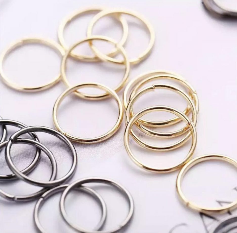 Buy Bling On Jewels Basic Separate Huggies Earrings - Gold 8mm in Pakistan