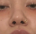 Buy Bling On Jewels Double Fake Nose Ring - Gold in Pakistan